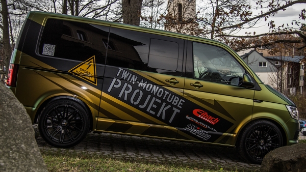 9x20 ET42 Twin-Monotube-Projekt Alufelge in schwarz für VW T6.1